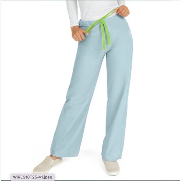 Scrub Pants Medline 2XL Reversible Unisex M600NTZXXL-CA Misty‎ Green - Picture 1 of 2